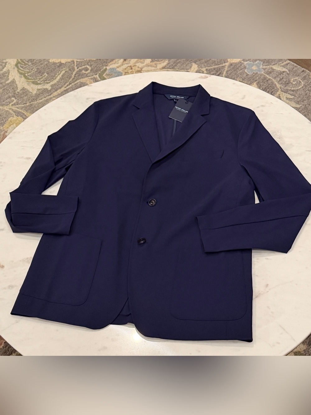 NWT Peter Millar Bingham Crown Crafted Performance Blazer Navy L $398